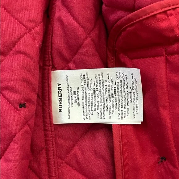 Burberry Quilted Jacket